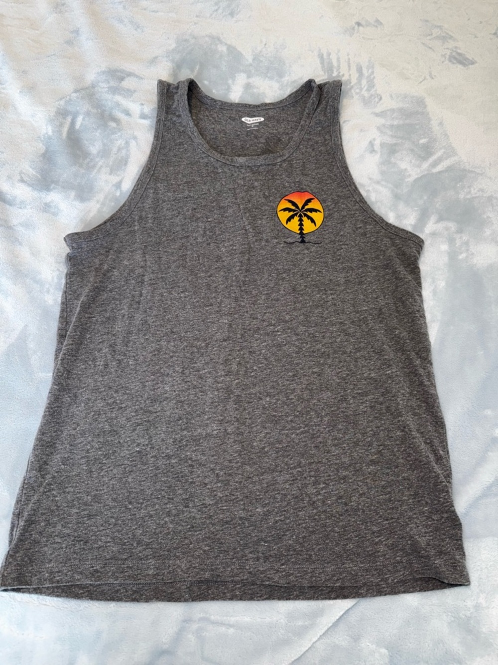 Old Navy Dark Gray Crew Neck Tank